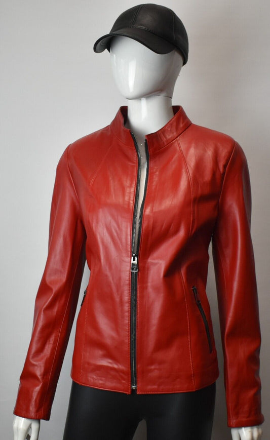 Stylische Damen Lederjacke