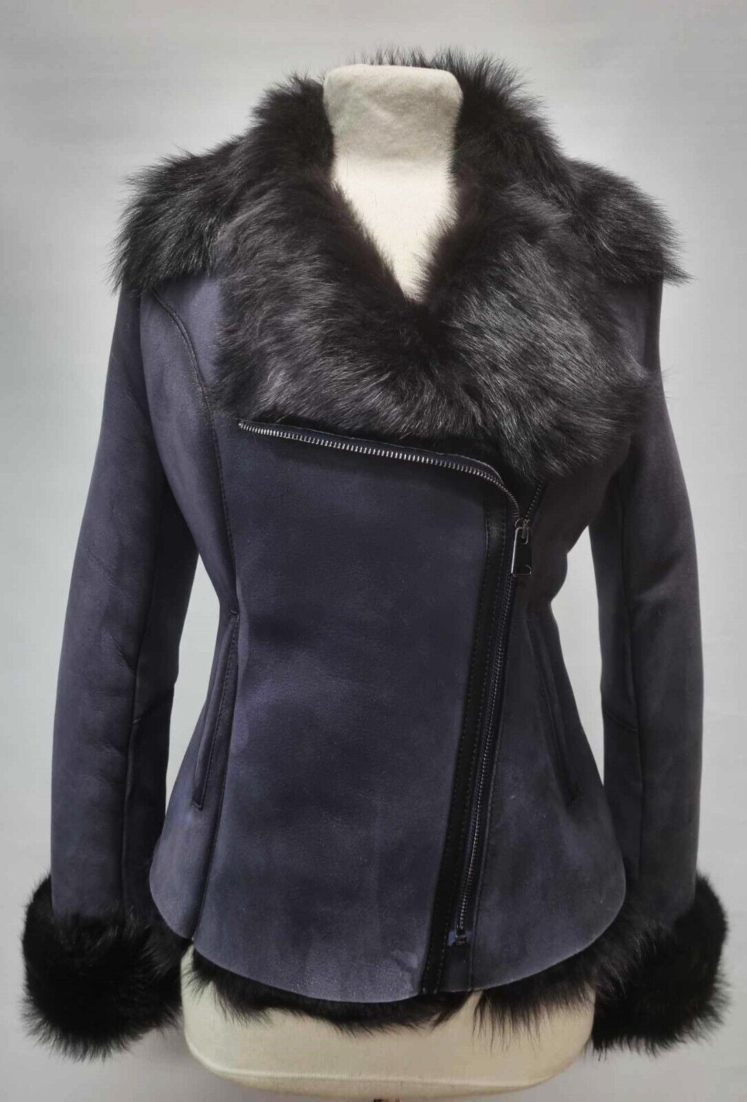 Designer Lammfelljacke mit Toskana Fell