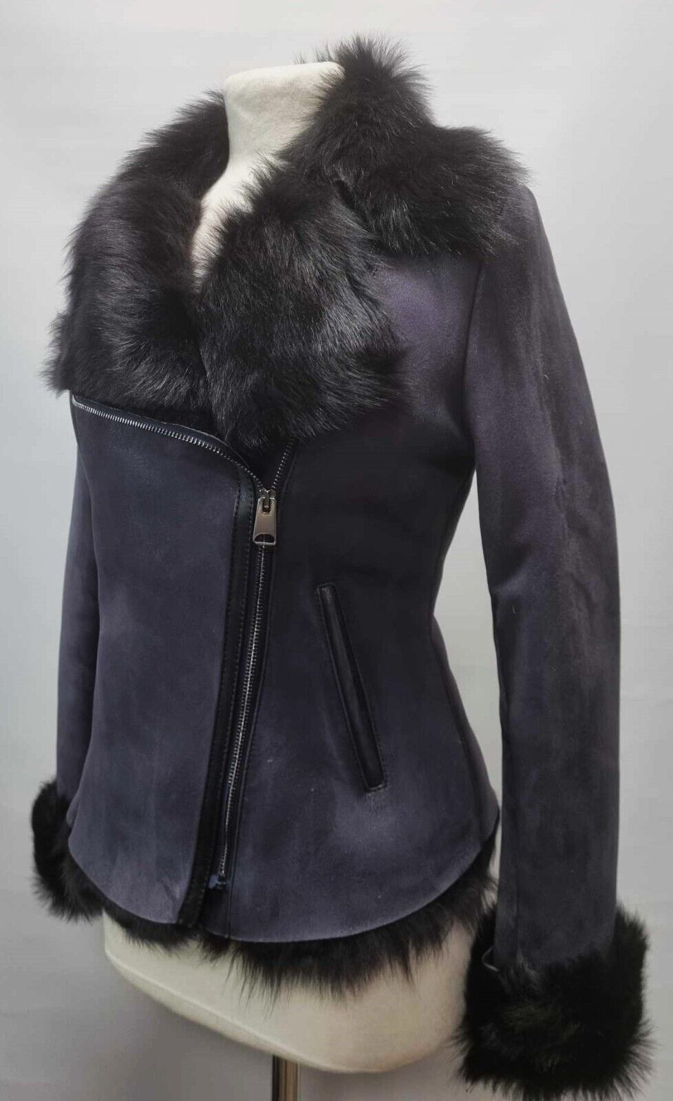 Designer Lammfelljacke mit Toskana Fell
