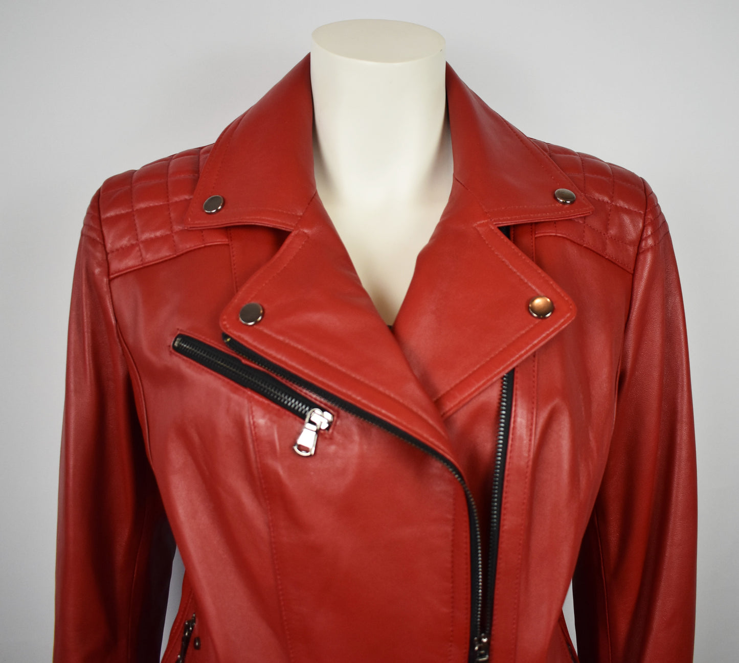 Stylische Damen Lederjacke