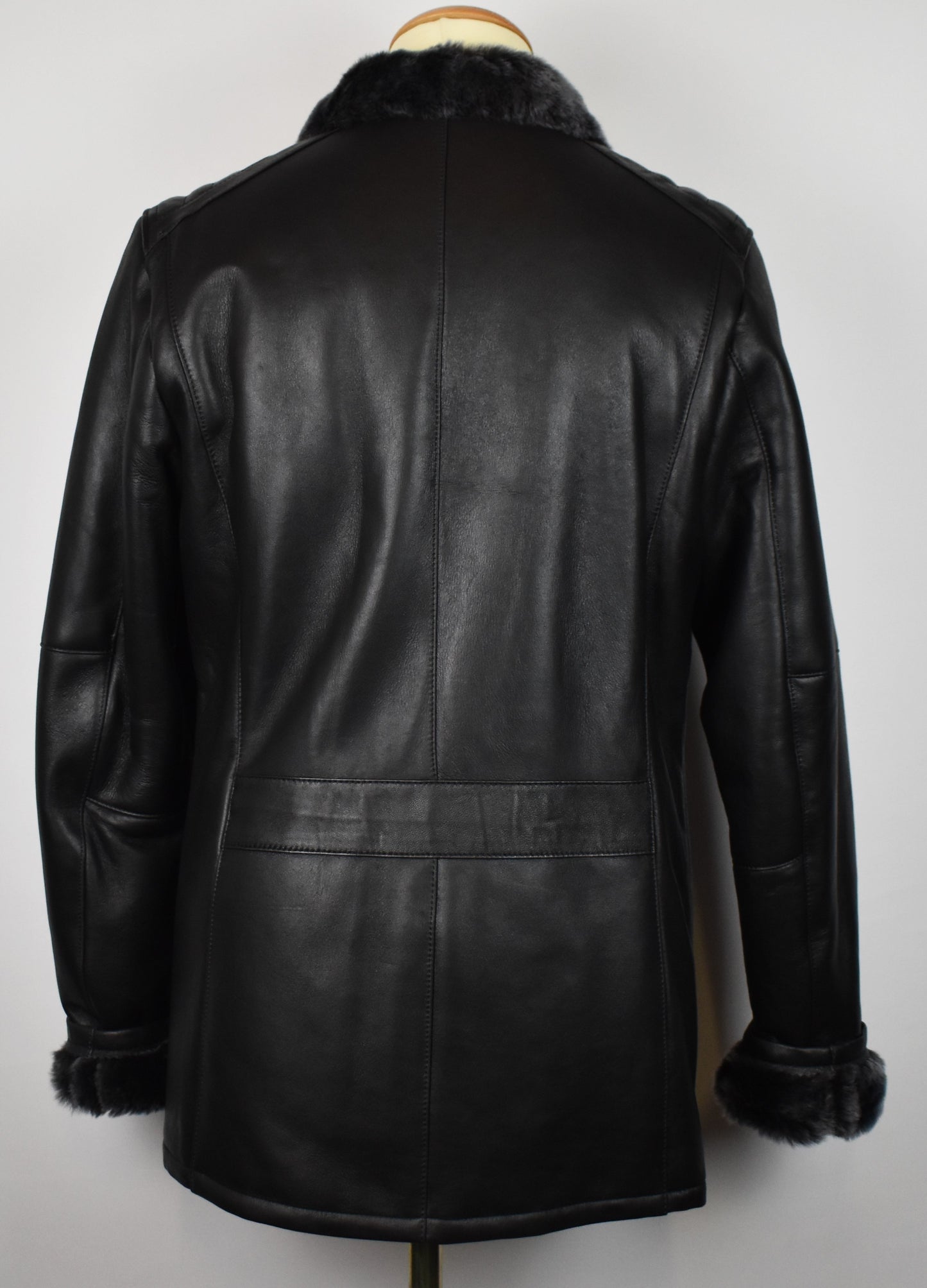 Herren Lammfelljacke/Winterjacke Echtleder