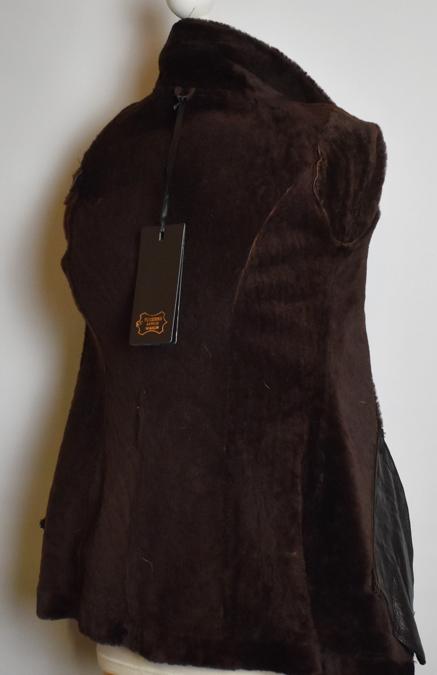 Damen echte Lammfelljacke Winterjacke