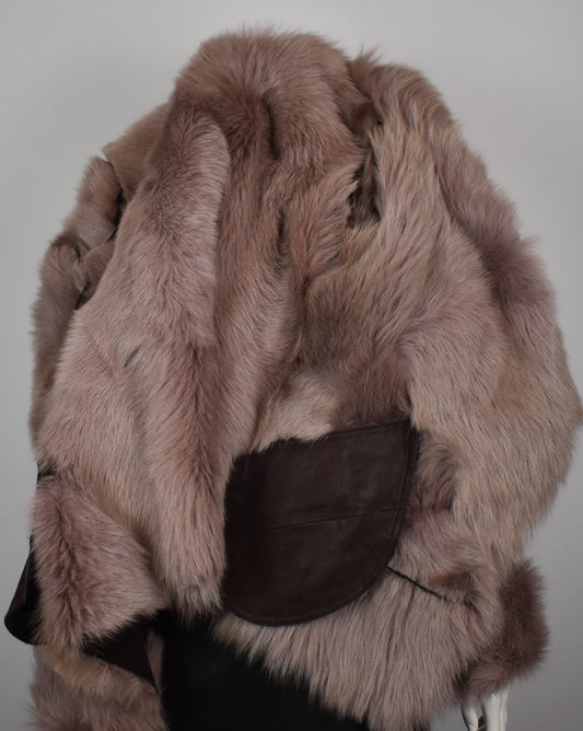 Echte Lammfelljacke mit Toskana Fell Damen