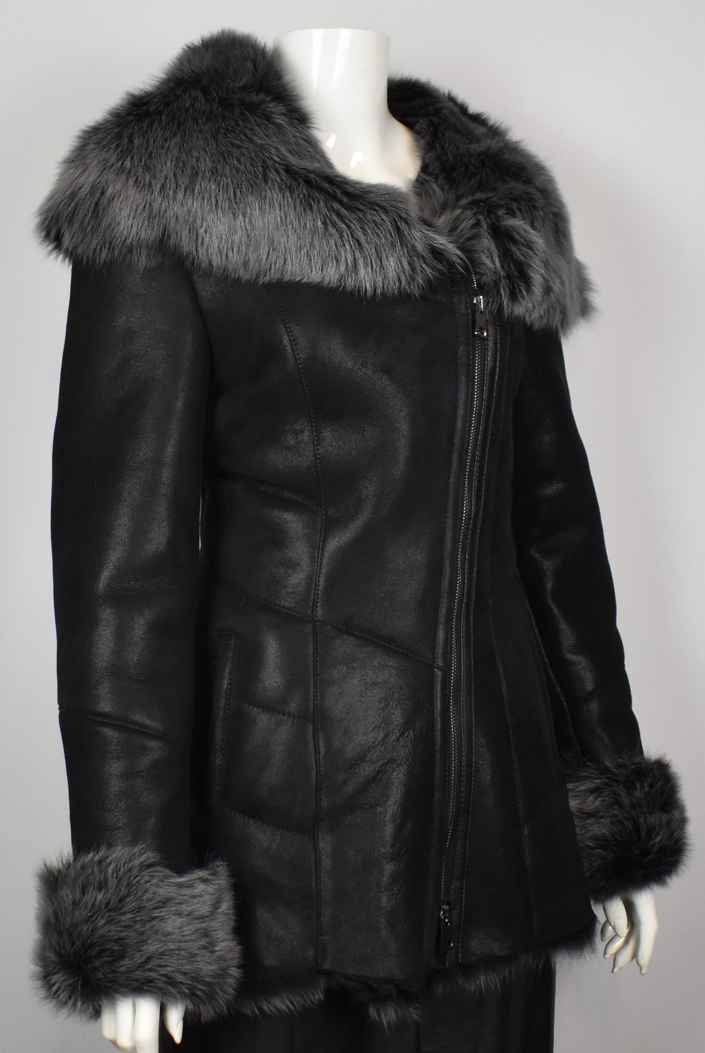Lammfelljacke mit Toskana Fell