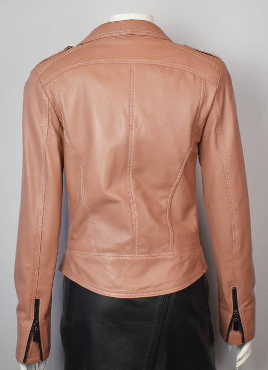 Stylische Damen Lederjacke
