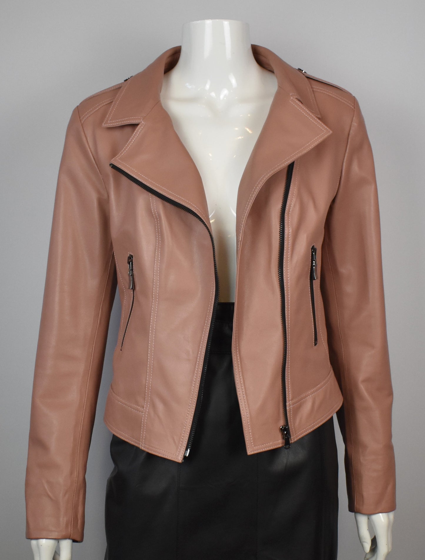 Stylische Damen Lederjacke