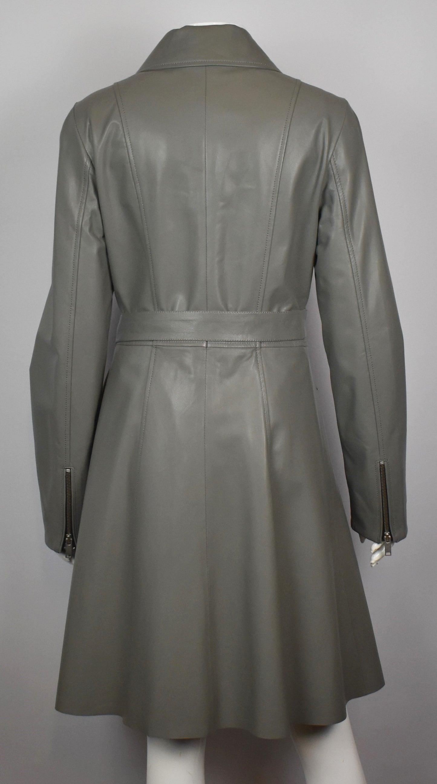 Modischer Damen Ledermantel
