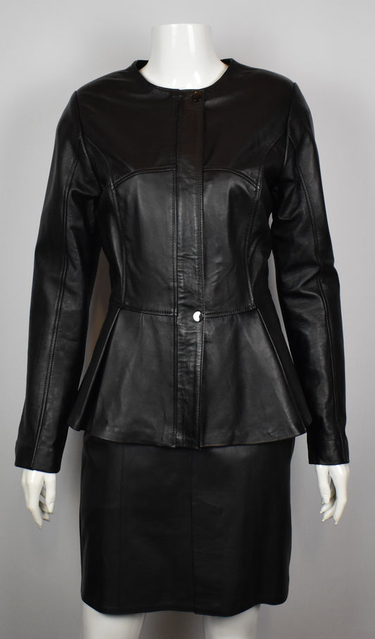 Stylische Damen Lederjacke