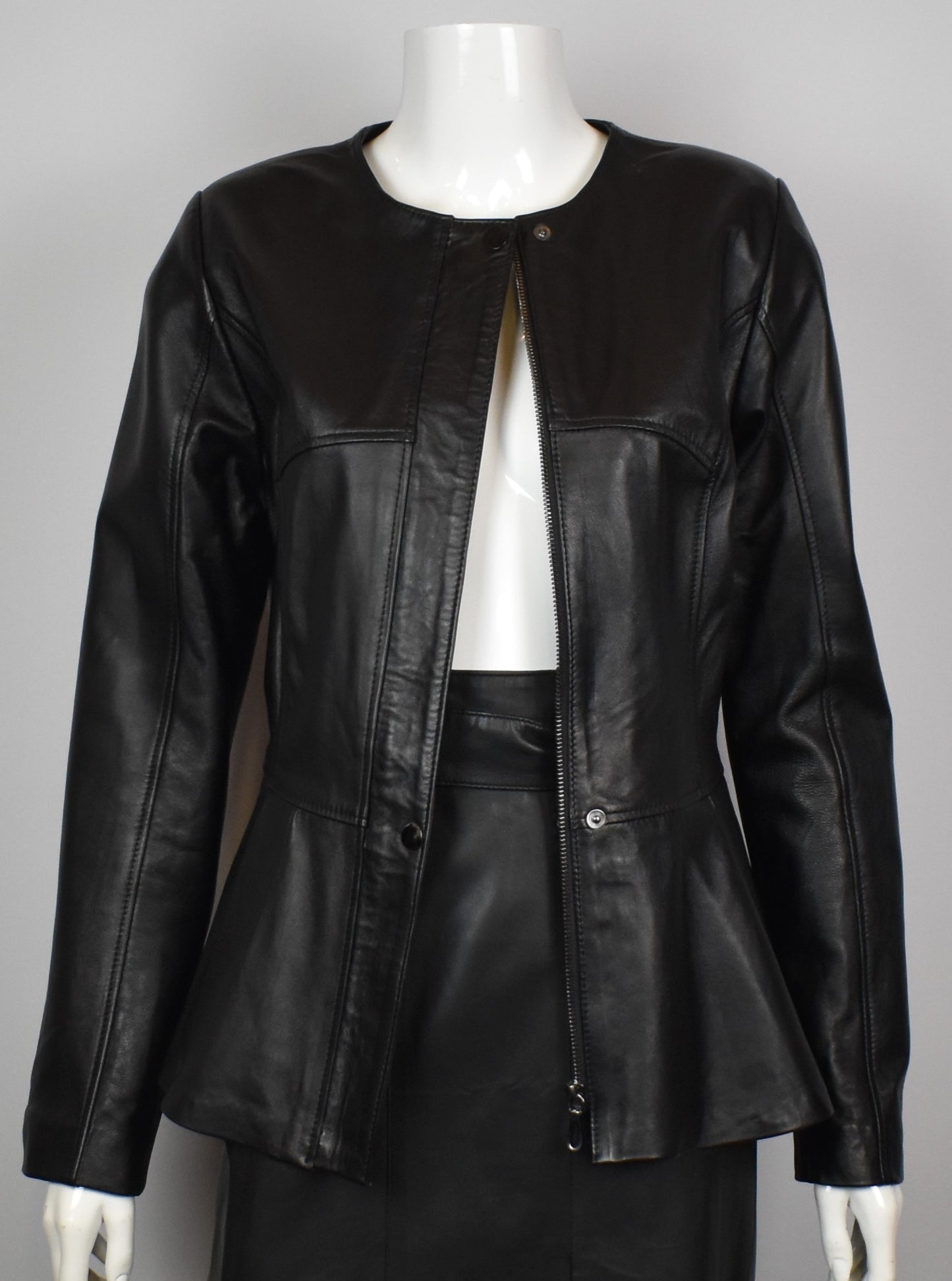 Stylische Damen Lederjacke