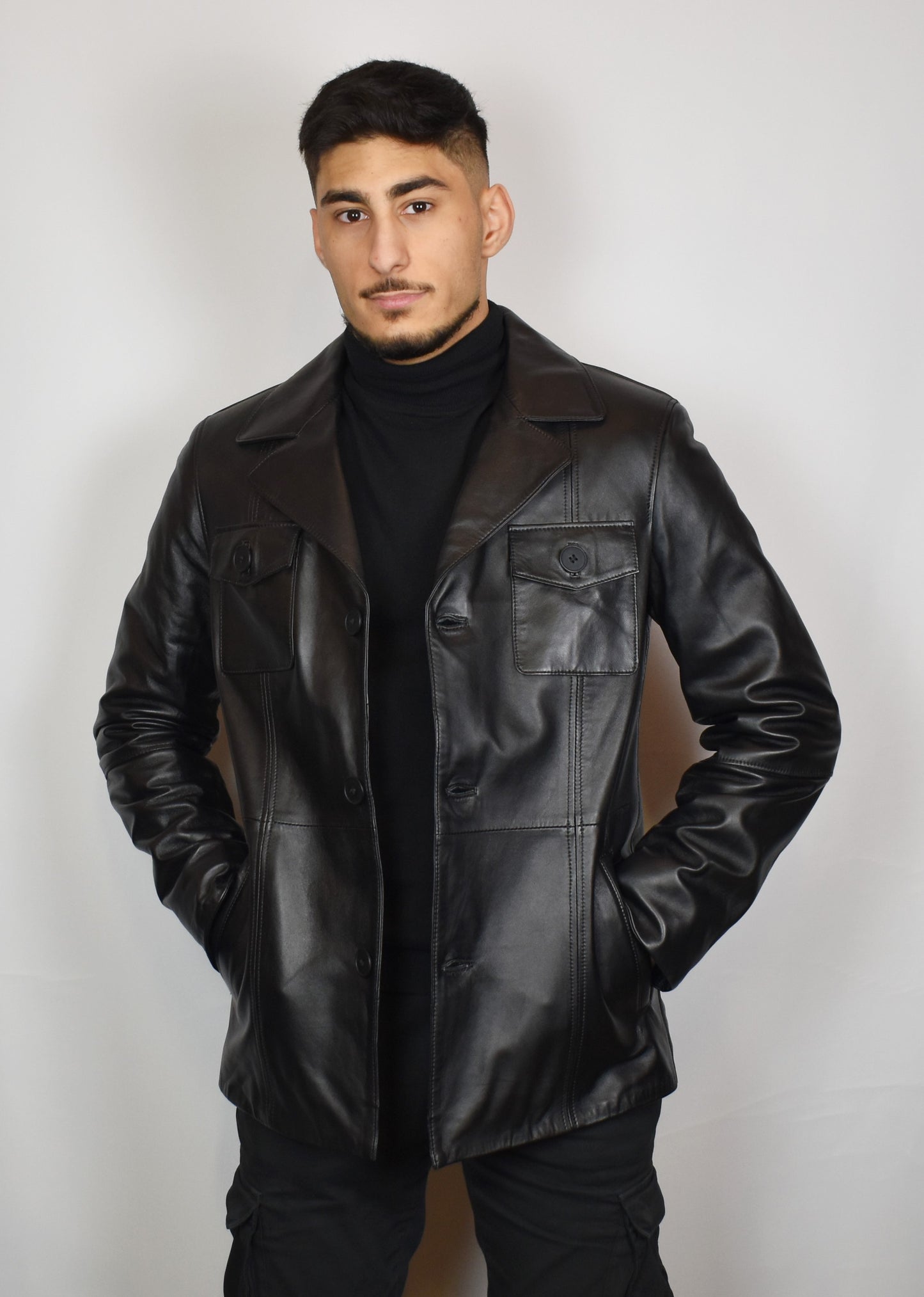 Tolle Lederjacket für stilvolle Herren