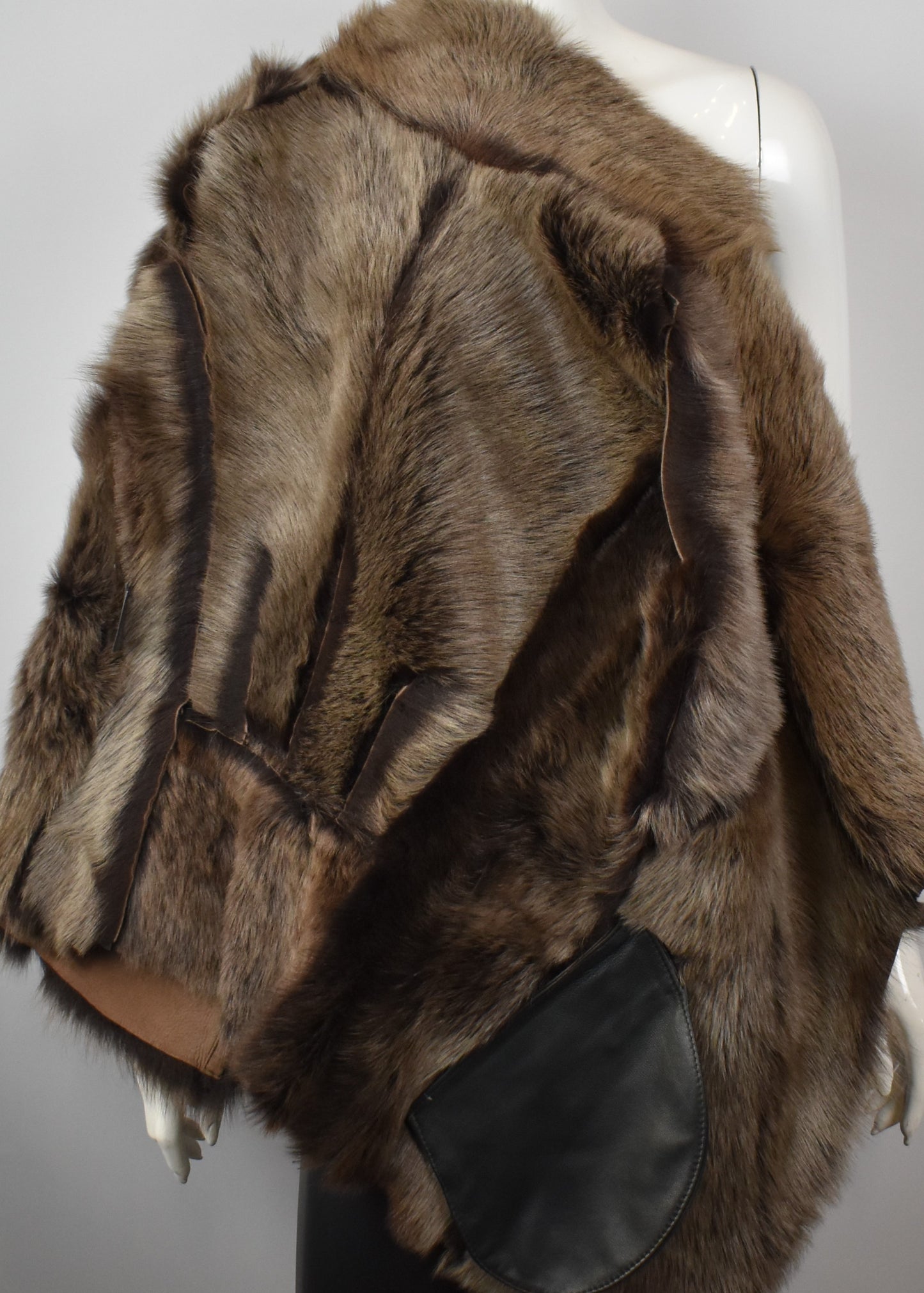 Damen Lammfellweste Winterweste mit Toskana Fell