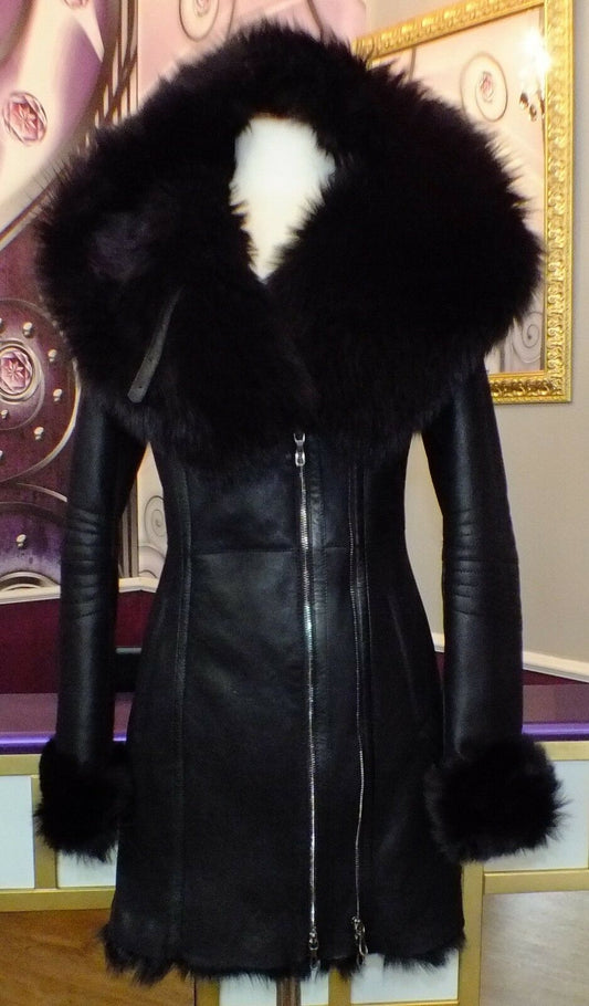 Luxus Lammfellmantel Toskana Fell