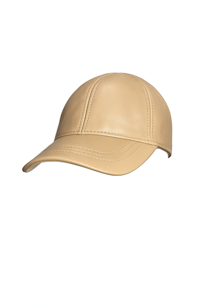 Leder Cap Basecap Echtleder