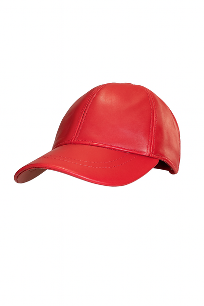 Leder Cap Basecap Echtleder