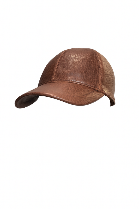 Leder Cap Basecap Echtleder