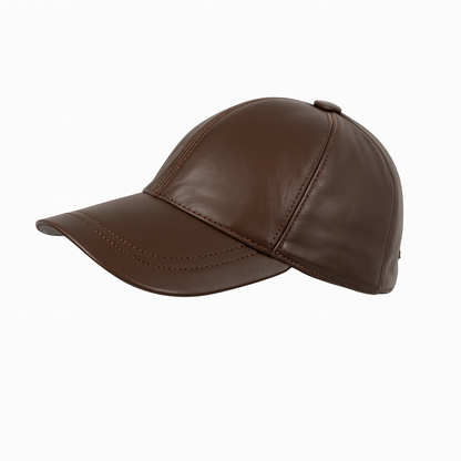 Leder Cap Basecap Echtleder