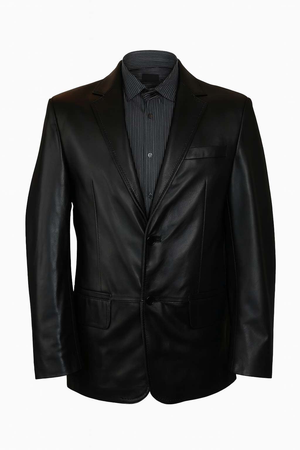 Herren Leder Jacket Lederblazer