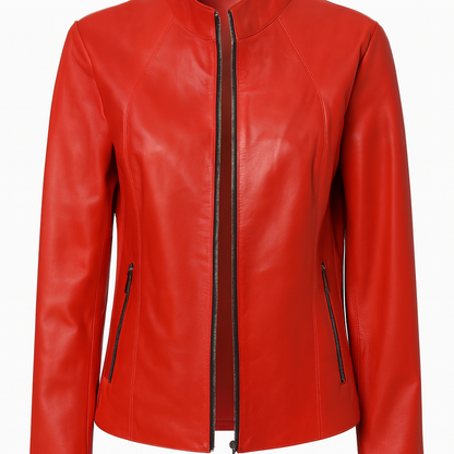 Damen Lederjacke Echtlederjacke