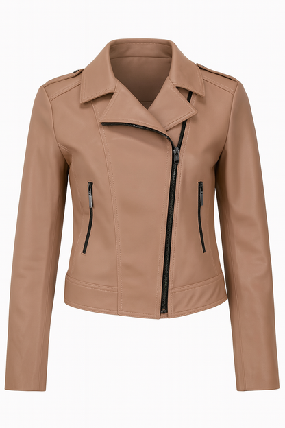 Damen Lederjacke Echtleder