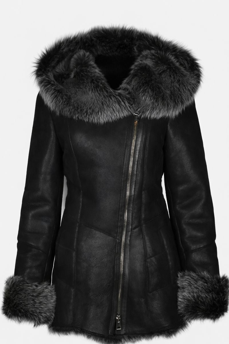 Lammfelljacke mit Toskana Fell