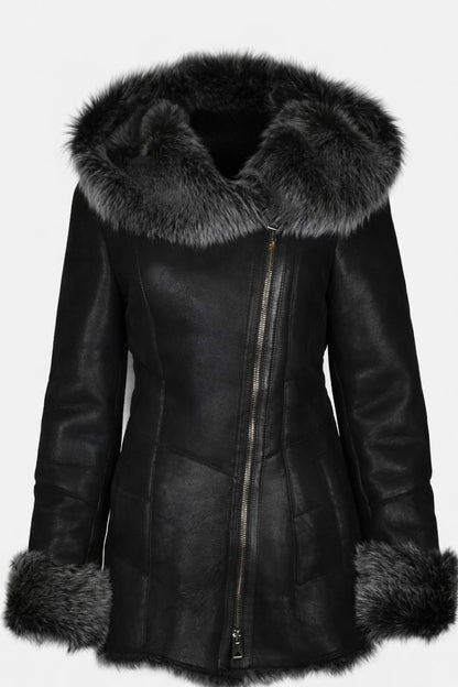 Lammfelljacke mit Toskana Fell