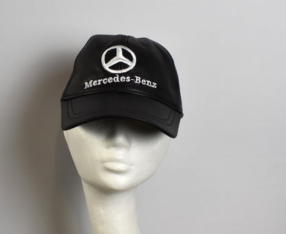 Leder Cap Basecap Ledermütze mit Logo