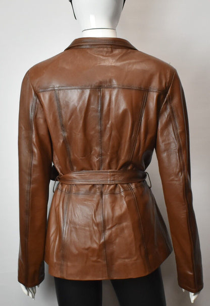 Stylische Damen Lederjacke