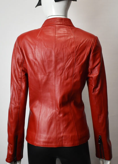 Stylische Damen Lederjacke