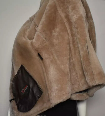 Damen echte Lammfelljacke Fliegerjacke