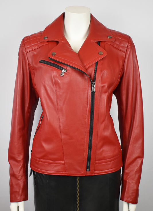 Stylische  Damen Lederjacke