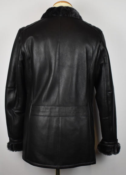 Herren Lammfelljacke/Winterjacke  Echtleder