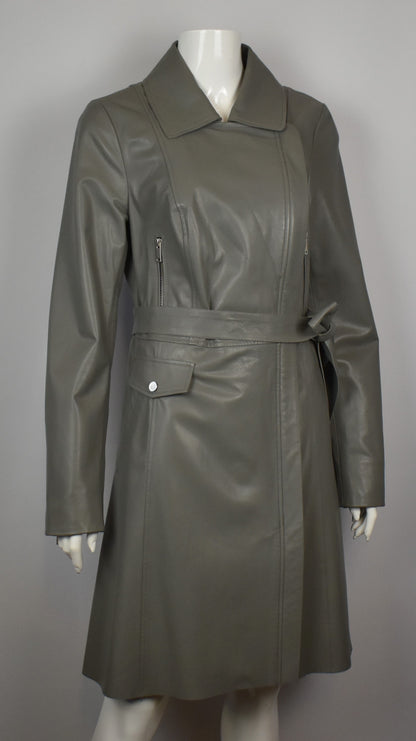Modischer Damen  Ledermantel