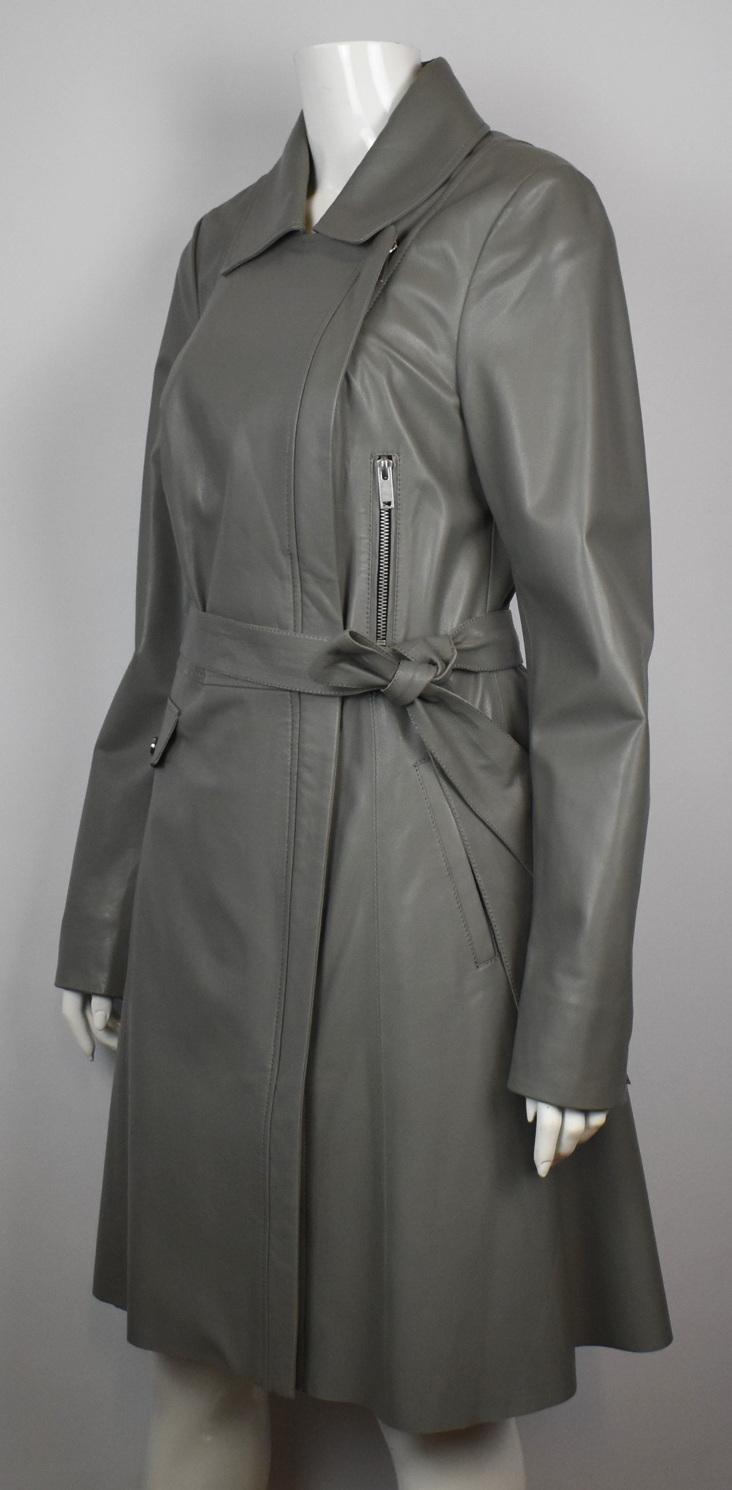 Modischer Damen  Ledermantel