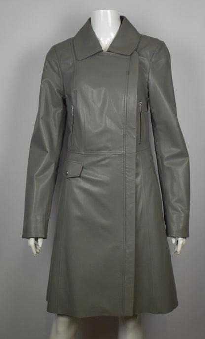 Modischer Damen  Ledermantel