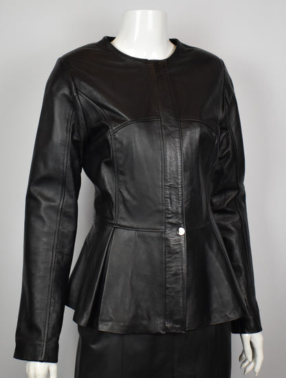 Stylische Damen Lederjacke