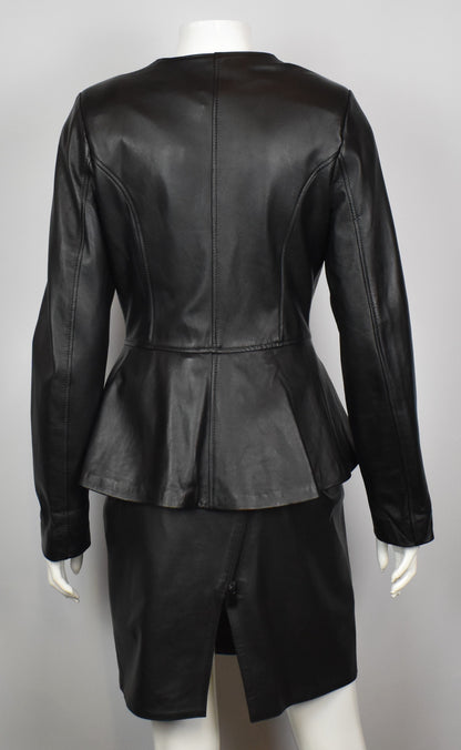 Stylische Damen Lederjacke