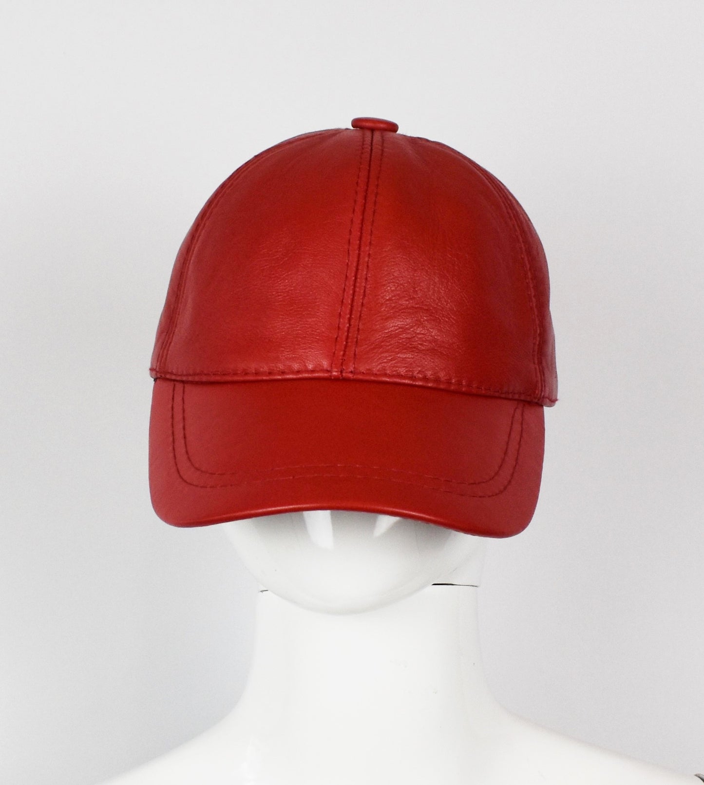 Leder Cap Basecap Ledermütze