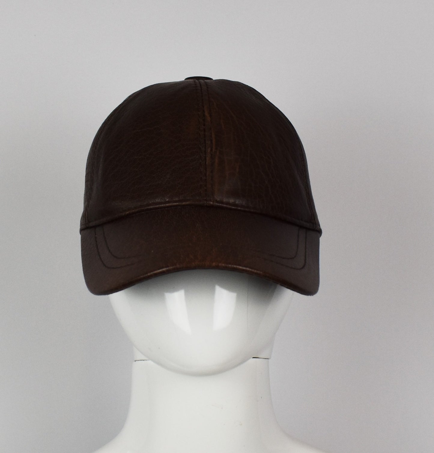 Leder Cap Basecap Ledermütze