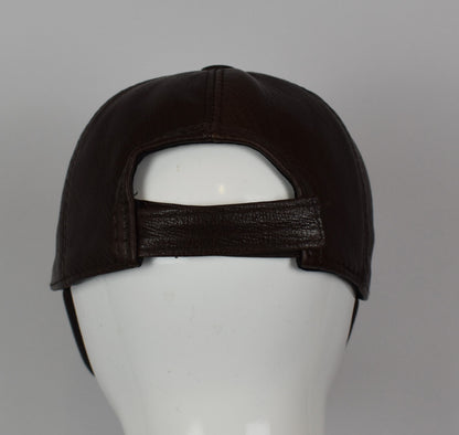 Leder Cap Basecap Ledermütze