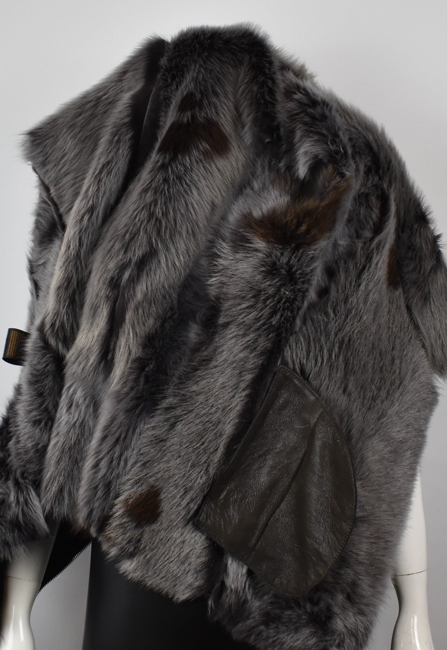 Damen Lammfellweste Winterweste mit Toskana Fell